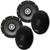 PowerBass Two Pairs of OE-652 6.5" Coaxial 2-Ohm Speakers