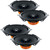 Hertz Two Pairs of DCX570.3 2-Way 5x7" Coaxial Speakers