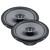 Hertz One Pair of X-165 UNO Series 6.5" Coaxial Speakers and One Pair X -690 UNO Series 6x9" 4-Way Coaxial Speakers