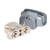 Rockford Fosgate RFDB1 Positive/Negative Battery Terminal Clamp, Platinum Finish, (2) 1/0 Awg/ 4 Awg Input/Output, (2) 8 Awg Input/Output - Open Box