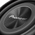 Pioneer TS-A2500LS4 - 10" - 1200w Max Power, Single 4-Ohm Voice Coil, Rubber Surround - Shallow-mount Subwoofer - Used Acceptable