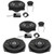 Audison Front Speakers, and Subwoofers Bundle Compatible With 10-16 BMW 5 Series Sedan F10 Base Sound System