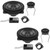 Audison Front Speakers, and Subwoofers Bundle Compatible With 10-16 BMW 5 Series Sedan F10 Base Sound System