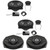 Audison Front Speakers, and Subwoofers Bundle Compatible With 14-18 BMW 3 Series Limo F35 Base Sound System