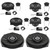 Audison Front, Rear Speakers, and Subwoofers Bundle Compatible With 10-16 BMW 5 Series Sedan F10 Base Sound System