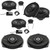 Audison Front, Rear Speakers, and Subwoofers Bundle Compatible With 13-21 BMW 4 Series Cabrio F33 Base Sound System