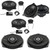 Audison Front, Rear Speakers, and Subwoofers Bundle Compatible With 15-21 BMW 1 Series Sedan F52 Base Sound System