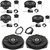 Audison Front, Rear Speakers, and Subwoofers Bundle Compatible With 17-21 BMW 5 Series Touring G31 Base Sound System