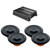 Hertz DPower 4 4 Channel Amplifier & 2 Pairs of Hertz DSK 165.3 Dieci Series 6.5" 2-Way Coaxial Speakers