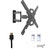 Kanto PS300 Tv Mounting package W/ Single outlet thru wall power kit
