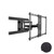 Kanto PMX680 Tv Mounting package W/ DUAL outlet thru wall power kit And HDMI Cable