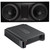 Rockford Fosgate P1-2X12 Dual 12" Loaded Enclosure with Hertz HCP 1D Amplifier