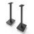 Kanto SP26PL 26" Floor Speaker Stands with Security Mounting Screws, Pair, Black