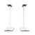 Kanto SP26PLW Pair of 26" Floor Speaker Stands with Security Mounting Screws, White
