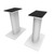 Kanto SP9W Pair of 9" Desktop Speaker Stands with 30-Degrees of Swivel and Mounting Screw, White