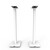 Kanto SP32PLW Pair of 32" Floor Speaker Stands with Security Mounting Screws, White