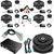 Audison Front, Rear Speakers, Amplifiers, and Subwoofers Bundle Compatible With 04-10 BMW 5 Series Touring E61 Base Sound System