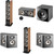 Focal ARIA 936 Walnut Tower Speaker Pair, CC900 Walnut Center Speaker, SR900 Black Surround Loudspeaker Pair, and 600 Watt Subwoofer