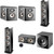 Focal ARIA 948 Black Tower Speaker Pair, CC900 Black Center Speaker, Surround Speaker Pair, and 600P 600-Watt Subwoofer