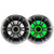 Fusion MS-RA670 Marine Receiver with 1 Pair Fusion EL-FL651SPG 6.5" Marine Speakers RGB LED Speakers