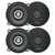 PowerBass 2 Pairs of OE-522 5.25" Coaxial 2-Ohm Speakers