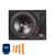 Rockford P3S-1X12 Single 12" Shallow DVC P3 Series Subwoofer in Ported Enclosure with PBR300X1 Punch Series Amplifier