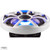 Wet Sounds RECON6-S-RGB 6.5" RGB LED Recon Series 6.5" 60-Watt RMS Coaxial Speakers with Silver XS Grille and Cone (Pair) - Open Box