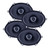 Memphis Audio Speaker Bundle: 2 Pairs of SRX572 Street Reference Series 5X7" Coaxial (2 Pairs)