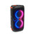 JBL Partybox 110 Powerful, portable party speaker with vivid light effects, Bluetooth connectivity, Mic/Guitar input and rechargeable battery, Black