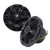 BLUAVE X65B RGB LED 6.5" Marine Coaxial Speakers, Black Grills, Pair