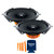 Hertz - Two Pairs of DCX 570.3 5x7" Two-Way Coaxial Speakers Compatible with Select Ford Vehicles