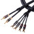 Tributaries 8BW-BL-040B Series 8 2X4 4 Feet Bi-Wire Audio Cable - Bag