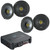 Audison SR 4.300 D-Class 4-Channel Amplifier with 2 Pairs of 46CSC654 CS-Series CSC65 6.5-Inch (160mm) Coaxial Speakers