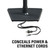 Sanus SAN-WSS21-B1 Black Wireless Speaker Stand designed for Sonos ONE & ONES SL - EACH