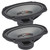 PowerBass L2-690D - L-Series 6"x9" 4-Ohm Dual Voice Coil Midrange Speakers - Used Good