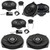 Audison Front, Rear Speakers, & Subwoofer Bundle Compatible With 05-11 BMW 3 Series Limo/Sedan E90 HiFi Sound System