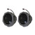 Wet Sounds ZERO Series - ZERO-6-XZ-B-B Refurbished Black 6.5" Neodymium Powersport & Marine Speakers with Horn-Loaded Titanium Tweeters, Pair with US2-C6U-200 Universal Cage Mount 6.5” Speaker Enclosures With 2.00" Roll Bar Clamps