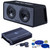 Memphis PRXE10D2 Dual 10” Power Reference Series Loaded Enclosure with SRX750D.1 Street Reference Series Mono Subwoofer Amplifier and Amp Wiring Kit