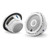 JL Audio M6-770X-C-3Gw 7.7 Inch M6 Marine Coaxial Speaker System, Gloss White, White Tweeter, Classic Grille