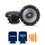 Alpine 6.5" & 6x9" R2 High-Resolution Speaker Bundle - A Pair of R2-S69 2-Way Coaxial Speakers & a Pair of R2-S65 6.5" Coaxial Speakers