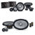 Alpine 6.5" & 6x9" R2 High-Resolution Speaker Bundle - A Pair of R2-S6533-Way Component Speakers & a Pair of R2-S69C  6x9 Component Speakers