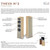 Focal Theva N°2 - 3-Way Floorstanding Loudspeakers with 5-Inch Drivers, Sold Individually, Black - FTHEVAN2BK