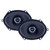 Memphis Audio 2 Pair of SRX572 Street Reference Series 5x7" 2-Way Coaxial Speakers with SRX150.2 Street Reference Series 2-Channel Amplifier