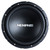 Memphis Audio SRX1244 12" Street Reference Dual 4-Ohm Subwoofer with SRX150.2 Street Reference Series 2-Channel Amplifier
