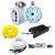 Memphis Audio LED Tower Speaker Bundle with MXA62TW White 6.5 Inch Compression Speakers, Memphis MXA 600 Watt 4 Ch Amplifier, and wire kit