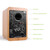 Kanto YU6BAMBOO YU6 Bamboo 200 Watt Peak Powered Speakers with Bluetooth, Built-In Phono Preamp and Kevlar® Drivers, Pair - Used, Open Box