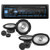 Alpine UTE-73BT Mech-less Digital Bluetooth Media Receiver with 1 Pair Alpine S2-S65C Type S 6.5" Component Speakers and 1 Pair S2-S69C Type S 6x9" Component Speakers