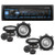 Alpine UTE-73BT Mech-less Digital Bluetooth Media Receiver with 2 Pairs Alpine S2-S40C Type S 4" Component Speakers