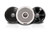 Fusion MS-RA70N Marine AM/FM/BT/NEMA2000 Stereo with 2 Pair Fusion MS-FR6022 6" Coax Classic White and Black Grille, Sport Spoke Grey Grille