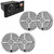 Fusion MS-RA670 Marine Receiver with 2 Pairs Wet Sounds RECON6-XWW 6.5" Marine Speakers
